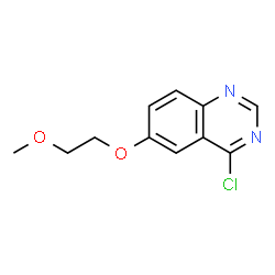 4-Chloro-6-(2-methoxyethoxy)quinazoline structure