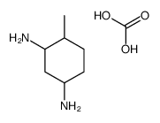 carbonic acid, compound with 4-methylcyclohexane-1,3-diamine (1:1)结构式