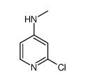 2-氯-n-甲基吡啶-4-胺结构式