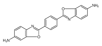 2,2'-p-Phenyldi(6-aminobenzoxazole)结构式