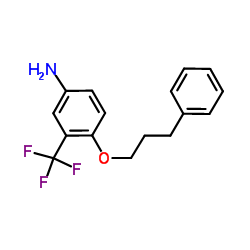 4-(3-Phenylpropoxy)-3-(trifluoromethyl)aniline结构式
