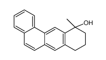 11-methyl-9,10-dihydro-8H-benzo[a]anthracen-11-ol结构式