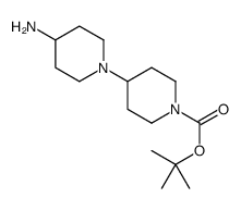 4-氨基-[1,4'-联哌啶]-1'-羧酸叔丁酯结构式