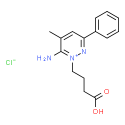 2-(carboxy-3'-propyl)-3-amino-4-methyl-6-phenylpyridazinium chloride picture