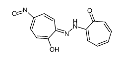 5-nitroso-2-[2-(7-oxocyclohepta-1,3,5-trien-1-yl)hydrazinyl]cyclohepta-2,4,6-trien-1-one结构式