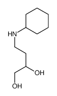 4-(cyclohexylamino)butane-1,2-diol结构式