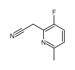 2-(3-fluoro-6-methylpyridin-2-yl)acetonitrile结构式