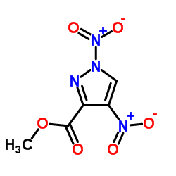 1,4-DINITRO-1 H-PYRAZOLE-3-CARBOXYLIC ACID METHYL ESTER structure