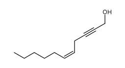 (Z)-undec-5-en-2-yn-1-ol结构式