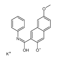 potassium,6-methoxy-3-(phenylcarbamoyl)naphthalen-2-olate Structure