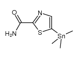 5-(trimethylstannyl)thiazole-2-carboxamide结构式