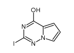 2-iodopyrrolo[2,1-f][1,2,4]triazin-4-ol Structure