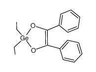 2,2-diethyl-4,5-diphenyl 1,3,2-dioxagermole结构式