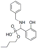 [(2-Hydroxyphenyl)[(phenylmethyl)amino]methyl]phosphonic acid hydrogen butyl ester structure