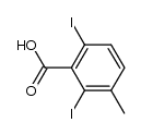 2,6-diiodo-3-methylbenzoic acid Structure