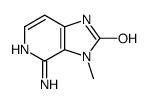 4-amino-3-methyl-1H-imidazo[4,5-c]pyridin-2-one结构式