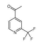 1-(2-(TRIFLUOROMETHYL)PYRIDIN-4-YL)ETHANONE Structure