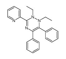 1,2-diethyl-5,6-diphenyl-3-pyridin-2-yl-1,2,4-triazine Structure