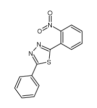 (2-nitro-phenyl)-phenyl-[1,3,4]thiadiazole结构式