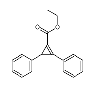 ethyl 2,3-diphenylcyclopropene-1-carboxylate Structure