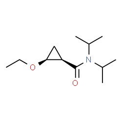 Cyclopropanecarboxamide, 2-ethoxy-N,N-bis(1-methylethyl)-, cis- (9CI)结构式