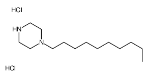 1-decylpiperazine,dihydrochloride Structure