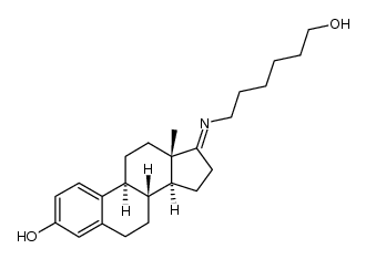 (8R,9S,13S,14S)-17-((6-hydroxyhexyl)imino)-13-methyl-7,8,9,11,12,13,14,15,16,17-decahydro-6H-cyclopenta[a]phenanthren-3-ol结构式