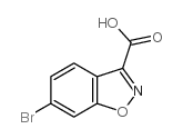 6-BROMO-BENZO[D]ISOXAZOLE-3-CARBOXYLIC ACID Structure