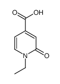 1-ethyl-2-oxo-1,2-dihydro-4-pyridinecarboxylic acid(SALTDATA: FREE) structure
