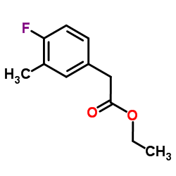 ethyl 2-(4-fluoro-3-methylphenyl)acetate Structure