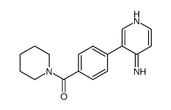 (4-(4-aminopyridin-3-yl)phenyl)(piperidin-1-yl)Methanone structure