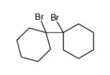 1-bromo-1-(1-bromocyclohexyl)cyclohexane Structure