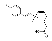 (5Z,8Z)-9-(4-chlorophenyl)-7,7-dimethylnona-5,8-dienoic acid Structure