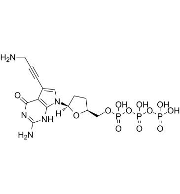 7-Deaza-7-propargylamino-ddGTP结构式