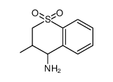 3-Methyl-1,1-Dioxo-1L6-Thiochroman-4-Ylamine结构式
