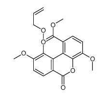 10-O-Allyl-3,8-deshydroxy-9-O-Methyl Luteic Acid Methyl Ester Structure