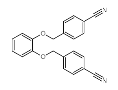 4-[[2-[(4-cyanophenyl)methoxy]phenoxy]methyl]benzonitrile结构式