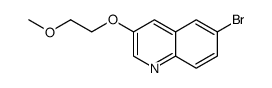 6-bromo-3-(2-methoxyethoxy)quinoline结构式