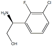 (2S)-2-AMINO-2-(3-CHLORO-2-FLUOROPHENYL)ETHAN-1-OL结构式