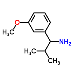 1-(3-Methoxyphenyl)-2-methyl-1-propanamine结构式