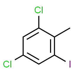 1,5-Dichloro-3-iodo-2-methylbenzene structure