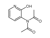 N-(2-hydroxy-[3]pyridyl)-diacetamide结构式