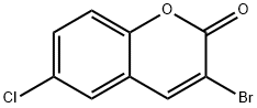 3-溴-7-氯2H-苯并吡喃-2-酮结构式