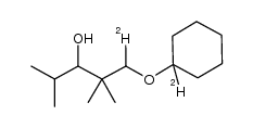 3-D-1-(1-D-cyclohexyloxy)-2,2,4-trimethylpentan-3-ol Structure