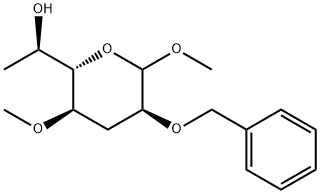 talo-Heptopyranoside, methyl 3,7-dideoxy-4-O-methyl-2-O-(phenylmethyl)- structure