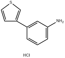 3-(thiophen-3-yl)aniline hydrochloride structure