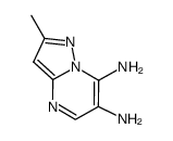 2-methylpyrazolo[1,5-a]pyrimidine-6,7-diamine结构式