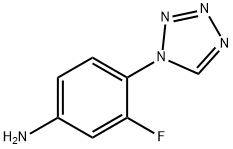 3-fluoro-4-(1H-1,2,3,4-tetrazol-1-yl)aniline Structure