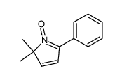 2,2-dimethyl-5-phenyl-2H-pyrrole 1-oxide结构式