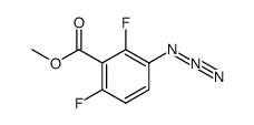 methyl 3-azido-2,6-difluorobenzoate结构式